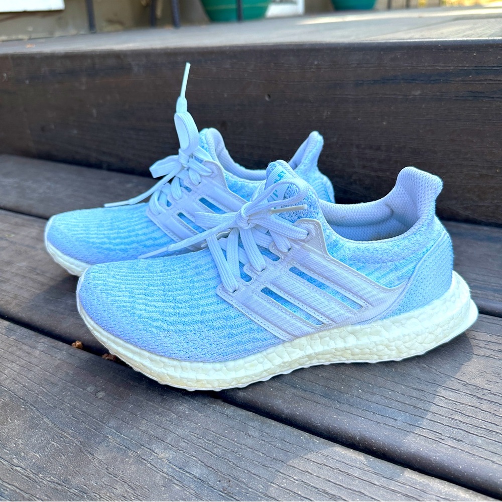 Adidas + Parley - Ultraboost - Light Blue - Size 4